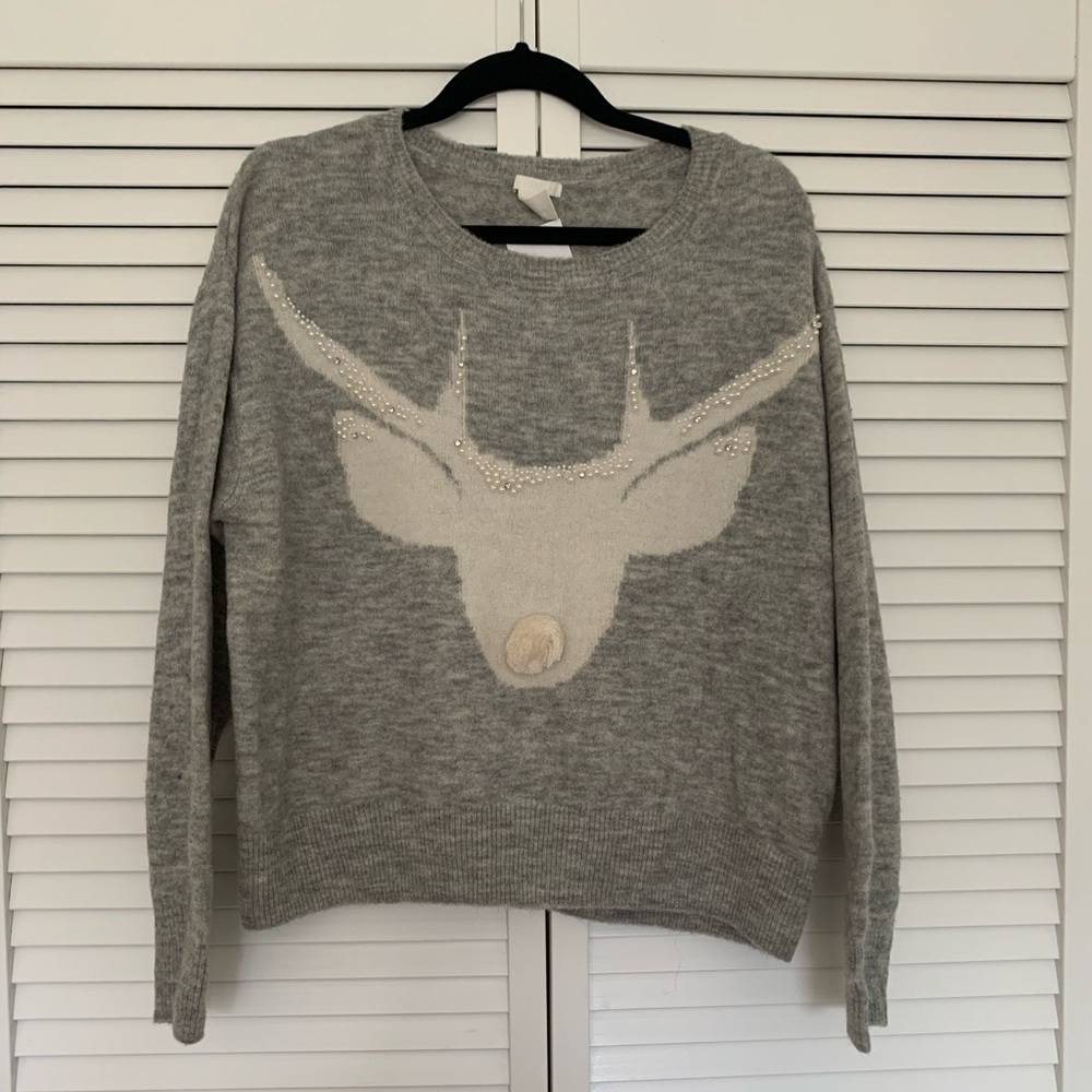 Sweater with dear